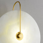 Wall Light Round | LED Alabaster Fixture | Ridorn