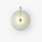 Wall Light Round | LED Alabaster Fixture | Ridorn