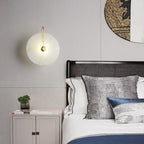 Wall Light Round | LED Alabaster Fixture | Ridorn