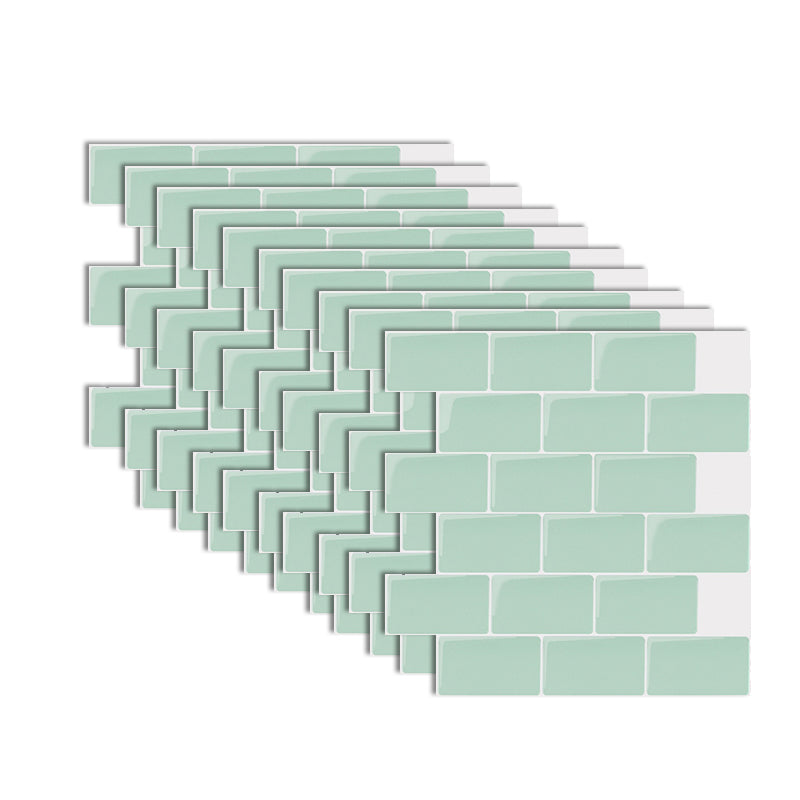 White Subway Tile Peel and Stick Backsplash, Self-Adhesive PVC Wall Tiles for Kitchen & Bathroom-Ridorn