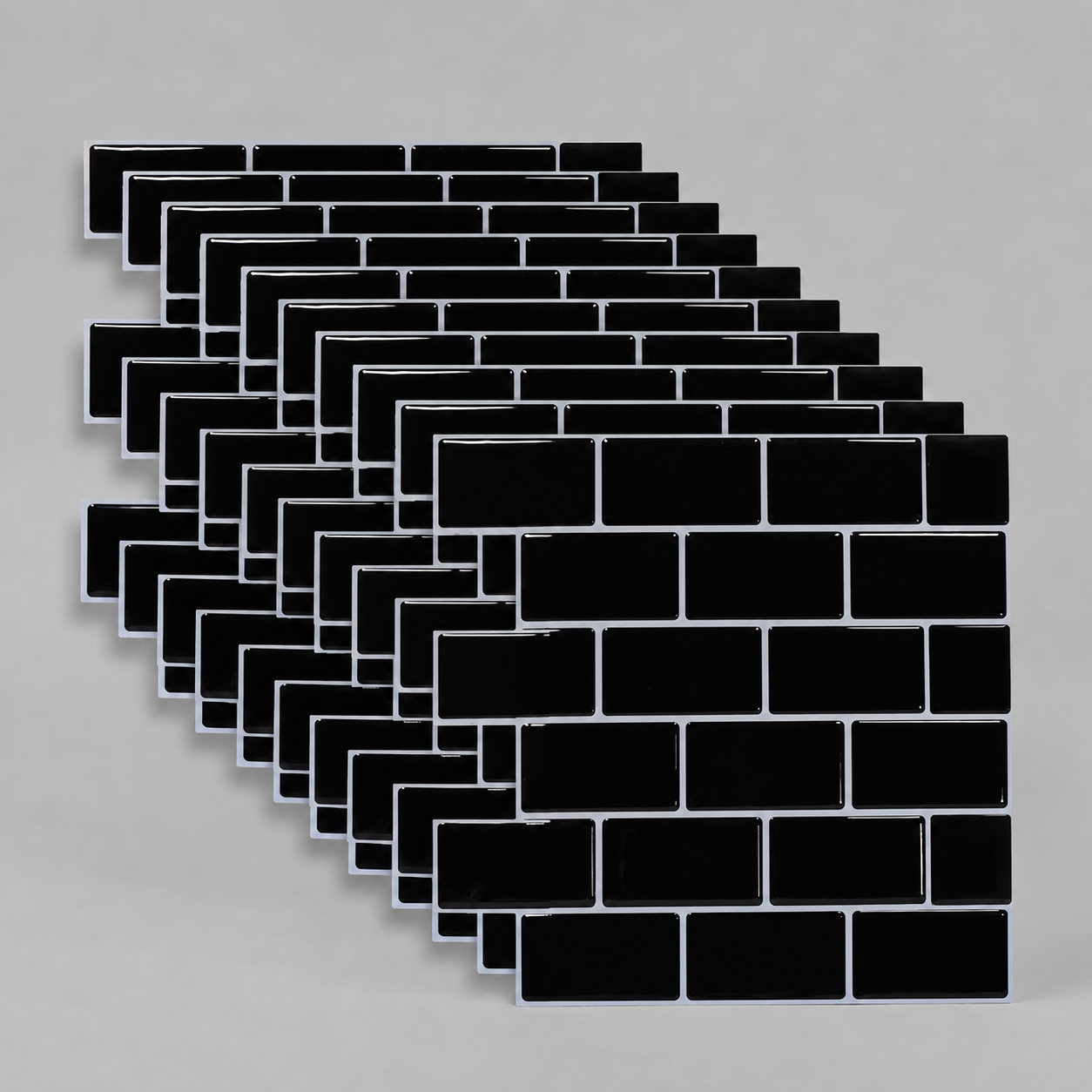 White Subway Tile Peel and Stick Backsplash, Self-Adhesive PVC Wall Tiles for Kitchen & Bathroom
