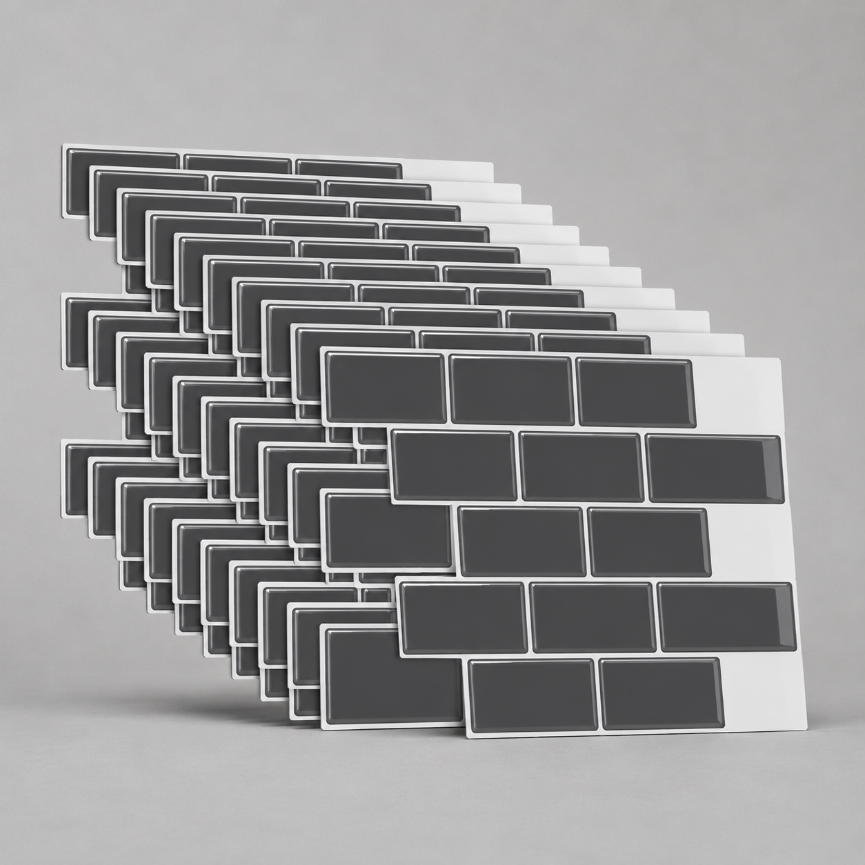White Subway Tile Peel and Stick Backsplash, Self-Adhesive PVC Wall Tiles for Kitchen & Bathroom