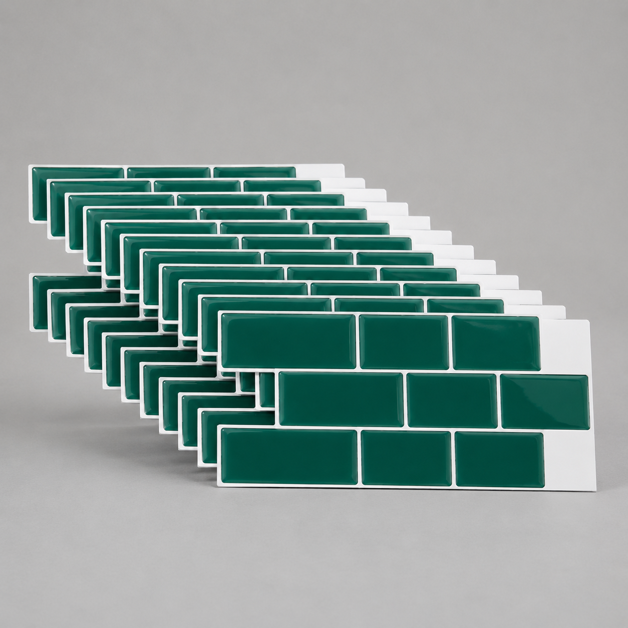 White Subway Tile Peel and Stick Backsplash, Self-Adhesive PVC Wall Tiles for Kitchen & Bathroom