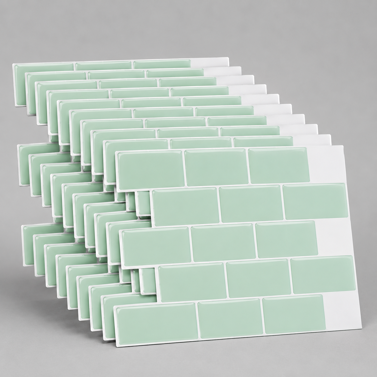 White Subway Tile Peel and Stick Backsplash, Self-Adhesive PVC Wall Tiles for Kitchen & Bathroom