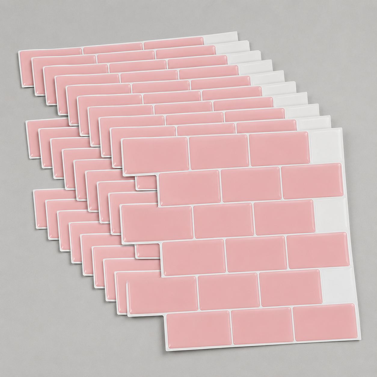 White Subway Tile Peel and Stick Backsplash, Self-Adhesive PVC Wall Tiles for Kitchen & Bathroom