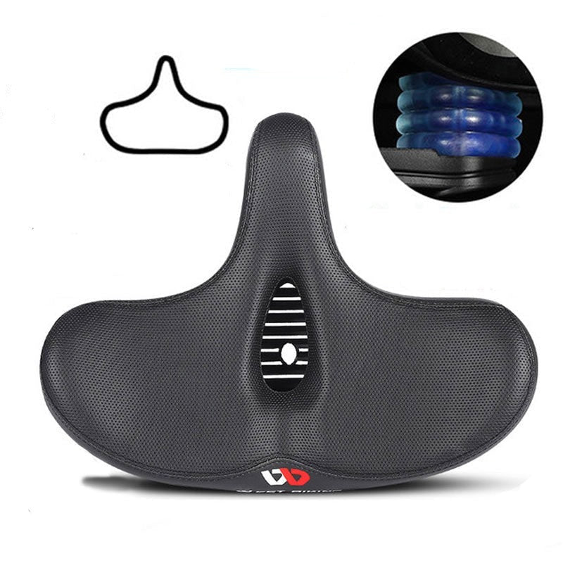 Wide Bike Saddle, Ergonomic Breathable Comfort Bicycle Seat for City & Touring Bikes-Ridorn