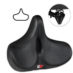 Wide Bike Saddle, Ergonomic Breathable Comfort Bicycle Seat for City & Touring Bikes-Ridorn