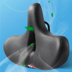 Wide Bike Saddle, Ergonomic Breathable Comfort Bicycle Seat for City & Touring Bikes-Ridorn