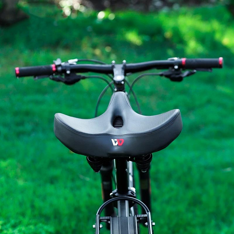 Wide Bike Saddle, Ergonomic Breathable Comfort Bicycle Seat for City & Touring Bikes-Ridorn