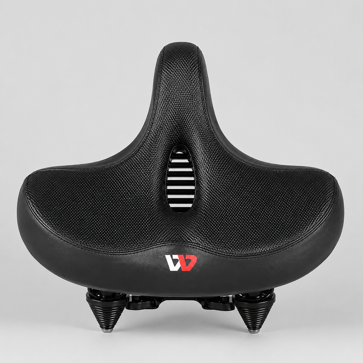 Wide Bike Saddle, Ergonomic Breathable Comfort Bicycle Seat for City & Touring Bikes