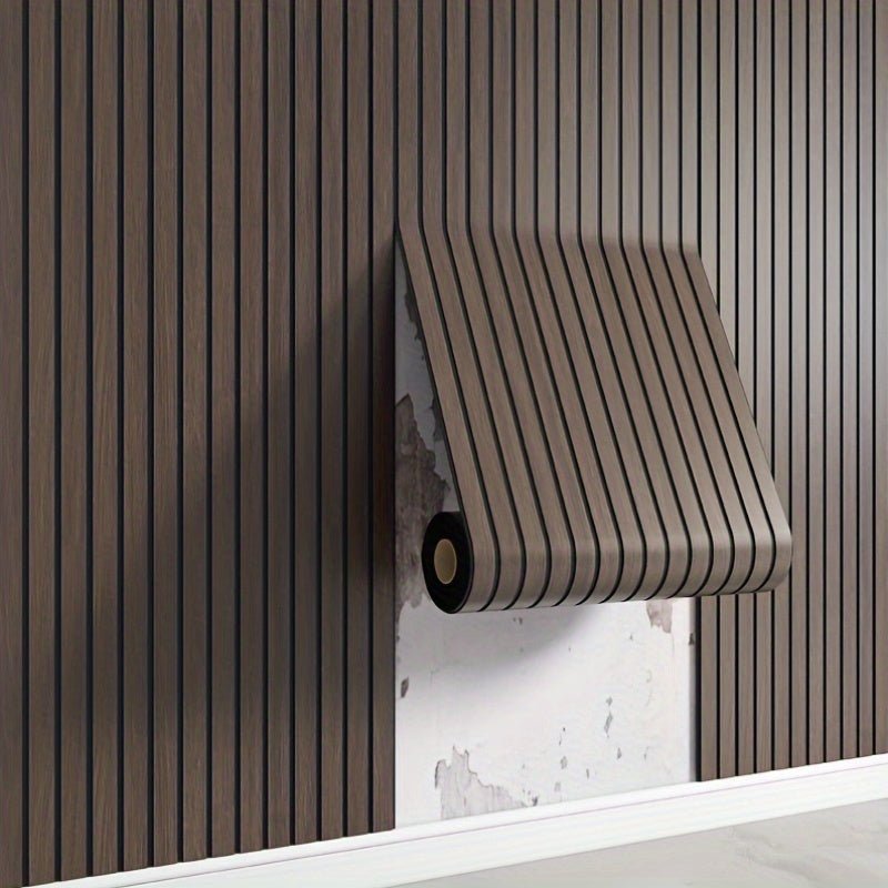 Wood Look Wall Panels, Self-Adhesive 3D PVC Wall Covering for Accent Walls & Living Room-Ridorn