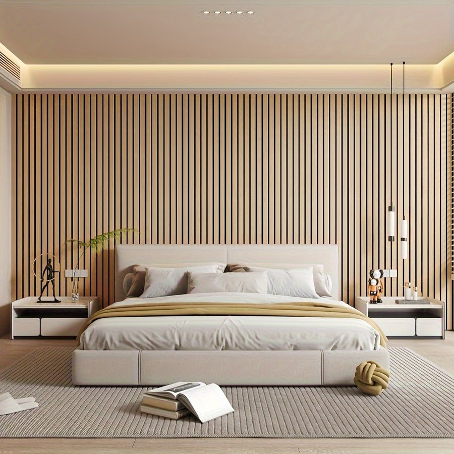 Wood Look Wall Panels, Self-Adhesive 3D PVC Wall Covering for Accent Walls & Living Room-Ridorn